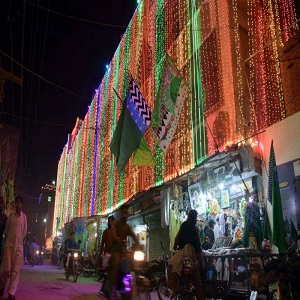 لاہور میں جشن عید میلاد النبیؐ کی تیاریاں عروج پر